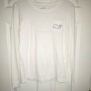 White Vineyard Vines Long Sleeve Shirt